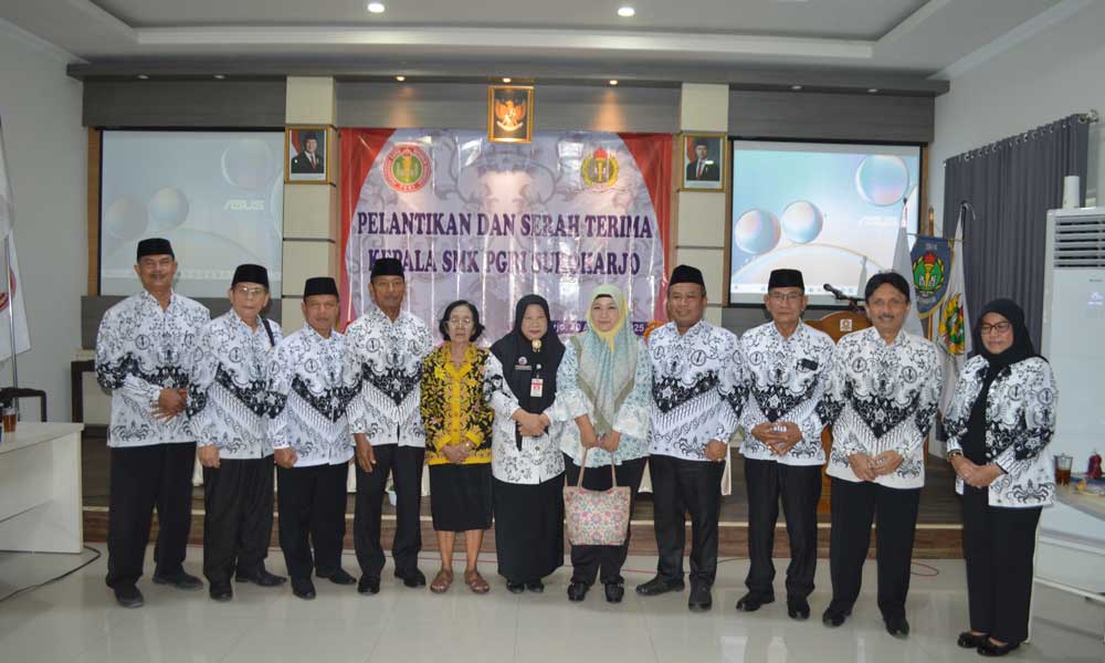 Pelantikan Kepala Sekolah Baru SMK PGRI Sukoharjo