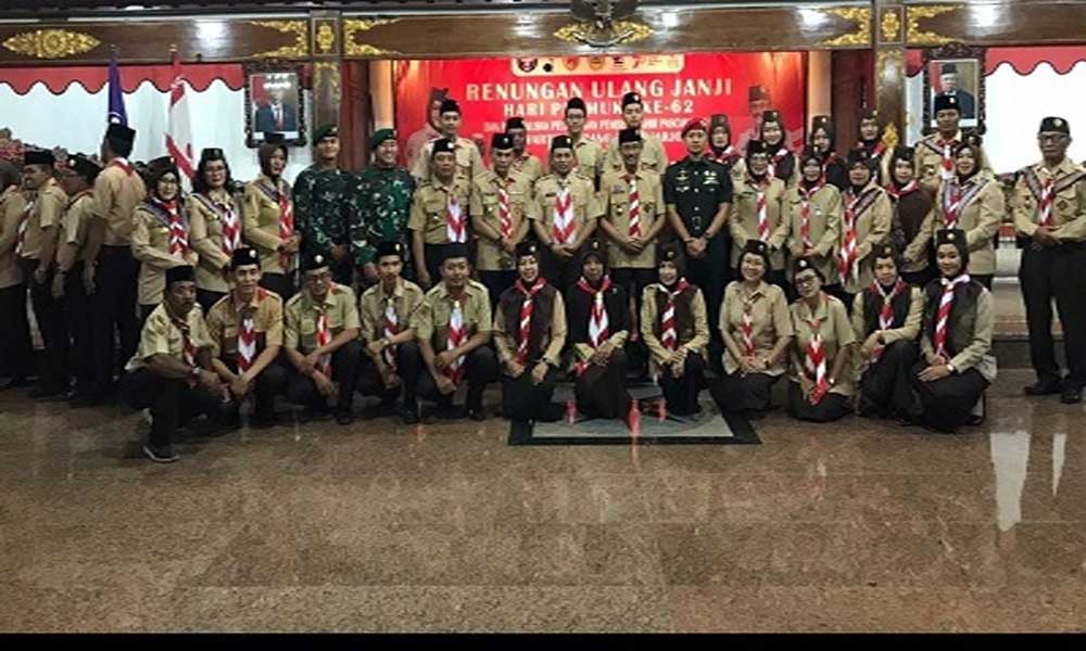 RENUNGAN DAN ULANG JANJI HARI PRAMUKA KE-62