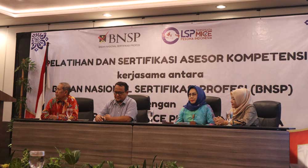 Pelatihan Asesor Kompetensi LSP Pariwisata MICE Pesona Indonesia